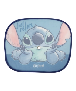 COPPIA TENDINE AUTO LATERALI "DISNEY STITCH" 44X35 CM