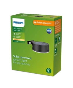 APPLIQUE SOLARE A LED DA ESTERNO PHILIPS "VINCE", 2700 K