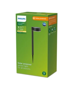 PALO SOLARE LED DA TERRA PER ESTERNO PHILIPS "VYNCE", 2700 K