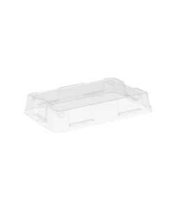 SET DA 4 CONTENITORI KETER "JUMBO" IN POLIPROPILENE COLORE TRASPARENTE, 38,5X58X21,3 CM