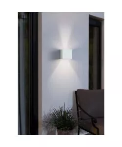 APPLIQUE LED DA ESTERNO "BARCAROLA" BIANCA, 550 LM