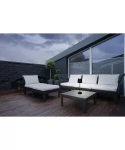 LAMPADA LED DA ESTERNO EGLO "CABOZO" NERO RICARICABILE 2400/3000/4000K