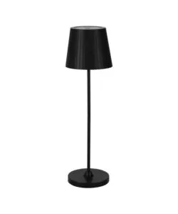 LAMPADA LED DA ESTERNO EGLO "CABOZO" NERO RICARICABILE 2400/3000/4000K