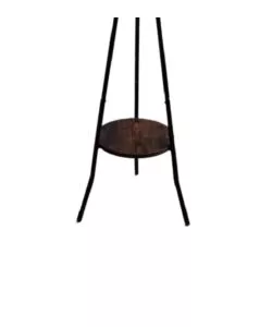 APPENDIABITI IN METALLO BELLAHOME CON PIANO PORTAOGGETTI IN MDF, 35X35X180 CM