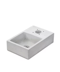 BASE PLINTO PER FONTANE IN METALLO KAM "YORK" IN CALCESTRUZZO, 25X39X10 CM
