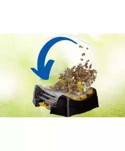 COMPOSTIERA DA ESTERNO G.F "EASY MIX COMPOSTER" 2 IN 1 IN PLASTICA RICICLATA, 60X50X65 CM