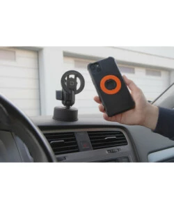 PORTA TELEFONO MAGNETICO LAMPA "MAGPRO" CON ATTACCO A VENTOSA ADESIVA ORIENTABILE E RUOTABILE - 91805