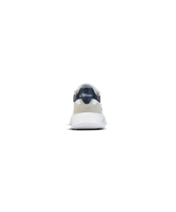 SCARPA SNEAKER U-POWER "BLAIR" IN PELLE COLORE BIANCO E BEIGE, TG 46
