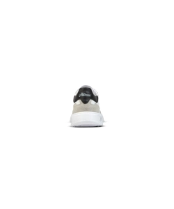 SCARPA SNEAKER U-POWER "HELIX" IN PELLE COLORE BIANCO E BEIGE, TG 45