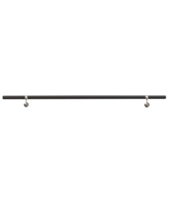 CORRIMANO IN KIT METAL EXPERT "E0990M" IN FERRO TONDO COLORE NERO OPACO 1,5 M
