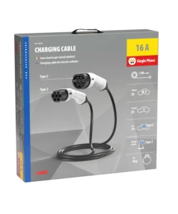 CAVO DI RICARICA PER VEICOLI ELETTRICI LAMPA "70415" MOFASE, 16 A