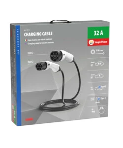 CAVO DI RICARICA PER VEICOLI ELETTRICI LAMPA "70416" MOFASE, 32 A