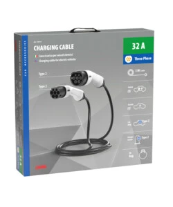 CAVO DI RICARICA PER VEICOLI ELETTRICI LAMPA "70418" TRIFASE, 32 A