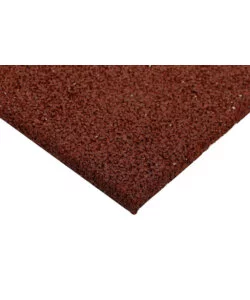 MATTONELLA DA ESTERNO ANTISHOCK ROSSA, 400X400X25 MM