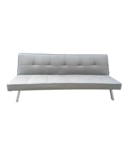 DIVANO LETTO 3 POSTI "CLARELLE" IN TESSUTO GRIGIO, 178X71X81 CM