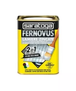 SMALTO PROTETTIVO PER LAMIERE ZINCATE SARATOGA "FERNOVUS" VERDE 750 ML