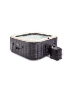PISCINA IDROMASSAGGIO GONFIABILE INTEX "BUBBLE MASSAGE SET GREYSTONE DELUXE" 4 POSTI - COD. 28450EX