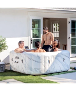 PISCINA IDROMASSAGGIO GONFIABILE INTEX "CALACATTA JET AND BUBBLE DELUXE" CM 175X71 4 POSTI - COD. 28464EX