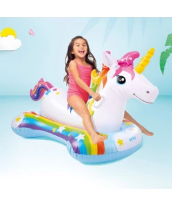 GONFIABILE CAVALCABILE INTEX "UNICORNO" CM 163X86 CM I.7 - COD. 57552NP
