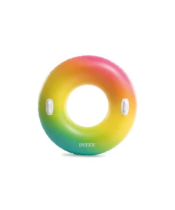 CIAMBELLONE GONFIABILE CON MANIGLIE INTEX VINILE Ø 122 CM - COD. 58202EU