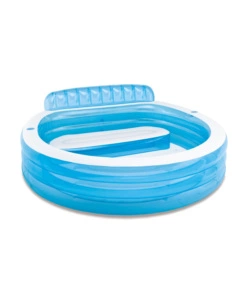 PISCINA GONFIABILE CON POLTRONA INTEX "FAMILY" CM 229X218X79 I.3 - COD. 57190NP