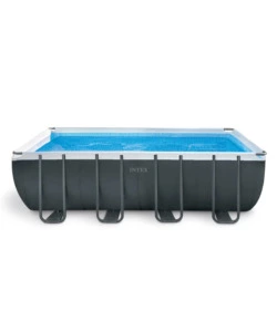 PISCINA FUORI TERRA CON STRUTTURA RETTANGOLARE INTEX "ULTRA XTR FRAME" ANTRACITE 549X274X132CM - COD. 26356NP