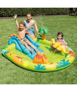 PLAYCENTER GONFIABILE INTEX "DINOSAURI" CM 191X152X58 I.3 - COD. 57166NP