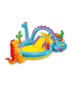 PLAYCENTER GONFIABILE INTEX "DINOSAURI" CM 302X229X112 I.3 - COD. 57135NP