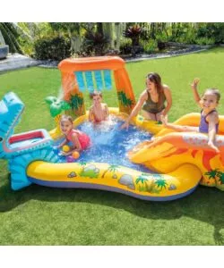 PLAYCENTER GONFIABILE INTEX "DINOSAURO" CM 249X191X109 I.3 - COD. 57444NP