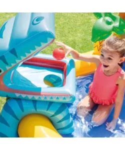 PLAYCENTER GONFIABILE INTEX "DINOSAURO" CM 249X191X109 I.3 - COD. 57444NP