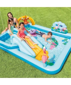 PLAYCENTER GONFIABILE INTEX "JUNGLE" 244X198X71 CM I.3 - COD. 57161NP
