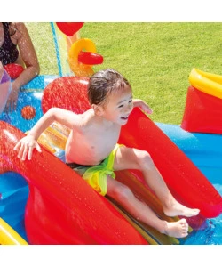 PLAYGROUND GONFIABILE INTEX "ARCOBALENO" CM 297X193X135 I.3 - COD. 57453NP