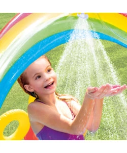 PLAYGROUND GONFIABILE INTEX "ARCOBALENO" CM 297X193X135 I.3 - COD. 57453NP