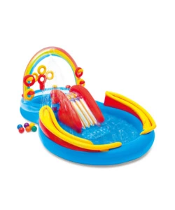 PLAYGROUND GONFIABILE INTEX "ARCOBALENO" CM 297X193X135 I.3 - COD. 57453NP