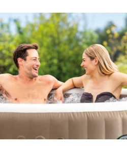 PISCINA IDROMASSAGGIO GONFIABILE INTEX "PURE SPA BUBBLE MASSAGE" 196X71CM 4 POSTI CON POMPA - COD. 28426EX