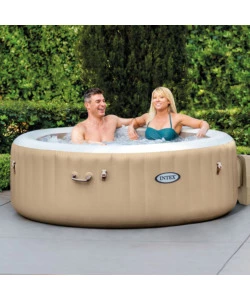 PISCINA IDROMASSAGGIO GONFIABILE INTEX "PURE SPA BUBBLE MASSAGE" 196X71CM 4 POSTI CON POMPA - COD. 28426EX