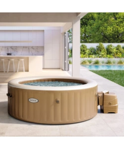 PISCINA IDROMASSAGGIO GONFIABILE INTEX "PURE SPA BUBBLE MASSAGE" 196X71CM 4 POSTI CON POMPA - COD. 28426EX