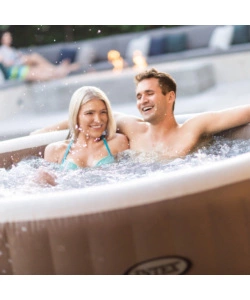 PISCINA IDROMASSAGGIO GONFIABILE INTEX "PURE SPA BUBBLE MASSAGE" 196X71CM 4 POSTI CON POMPA - COD. 28426EX