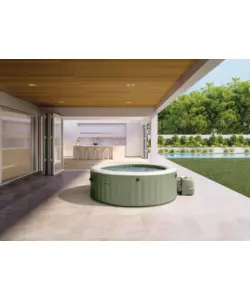 PISCINA IDROMASSAGGIO GONFIABILE INTEX "PURE SPA BUBBLE MASSAGE" 216X71CM 6 POSTI CON POMPA - COD. 28428EX