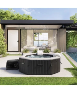 PISCINA IDROMASSAGGIO GONFIABILE OTTAGONALE INTEX "PURE SPA BUBBLE E JET MASSAGE DELUXE" OTTAGONALE - COD. 28458