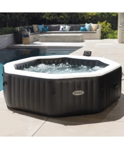 PISCINA IDROMASSAGGIO GONFIABILE OTTAGONALE INTEX "PURE SPA BUBBLE E JET MASSAGE DELUXE" OTTAGONALE - COD. 28458