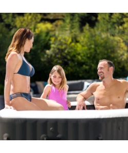 PISCINA IDROMASSAGGIO GONFIABILE OTTAGONALE INTEX "PURE SPA BUBBLE E JET MASSAGE DELUXE" - COD. 28462EX