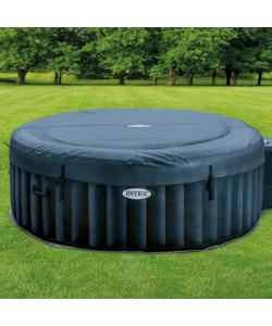 PISCINA IDROMASSAGGIO GONFIABILE INTEX "PURESPA PLUS BUBBLE MASSAGE SET" NAVY 196X71CM - COD. 28430EX