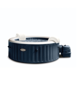 PISCINA IDROMASSAGGIO GONFIABILE INTEX "PURESPA PLUS BUBBLE MASSAGE SET" NAVY 196X71CM - COD. 28430EX