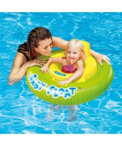 SALVAGENTE MUTANDINA INTEX "FLUO" IN VINILE GIALLO E VERDE - COD. 56588EU