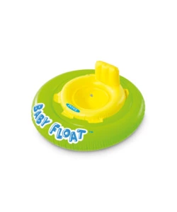 SALVAGENTE MUTANDINA INTEX "FLUO" IN VINILE GIALLO E VERDE - COD. 56588EU