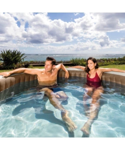 PISCINA IDROMASSAGGIO INTEX "SIMPLE SPA PLUS BUBBLE MASSAGE SET" 236X71CM - COD. 28412EX