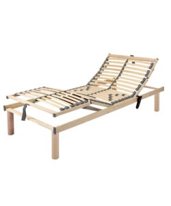 RETE SINGOLA DORMIR "ECO RELAX" MOTORIZZATA WIRELESS IN LEGNO 80X190 CM