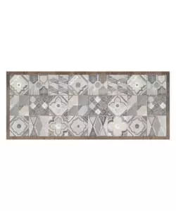 PASSATOIA IN VINILE "RUNNER" FANTASIA "HAND-DRAWN TILES", 120X50 CM