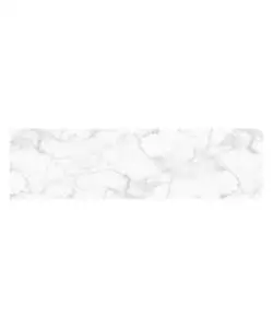 PASSATOIA IN VINILE "RUNNER" FANTASIA "WHITE MARBLE", 180X50 CM